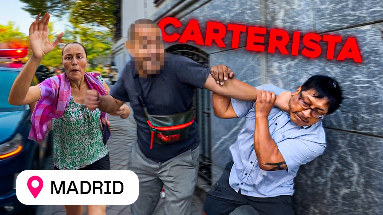 CAZANDO CARTERISTAS en MADRID 🇪🇸 *Nos Tiran piedras* 