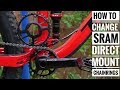 How to change SRAM direct mount chainrings