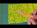 How to quickly unpick a quilt.