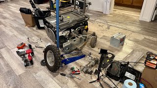 : MEGA VLOG 741: harvesting powerchair parts! (steampunk chair's last video)