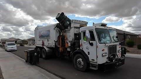 Speedy Peterbilt 320 Labrie Automizer Garbage Truck! | Parks And Sons Of Sun City Inc