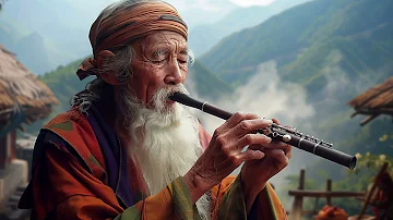 Tibetan Flute Music - Meditation, Yoga, Eliminate Stress And Calm The Mind, Release Of Melatonin