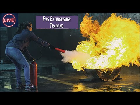 Live:- How To Stop Fire without Fire Extinguisher and How to Use a Fire Extinguisher