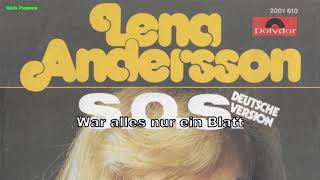 Lena Andersson - S. O. S. (deutsche Originaversion) (Instrumental, BV, Lyrics, Karaoke)