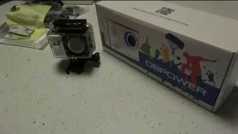 DBPOWER Original EX5000 WIFI 14MP FHD Sports Action Camera (GoPro Style)