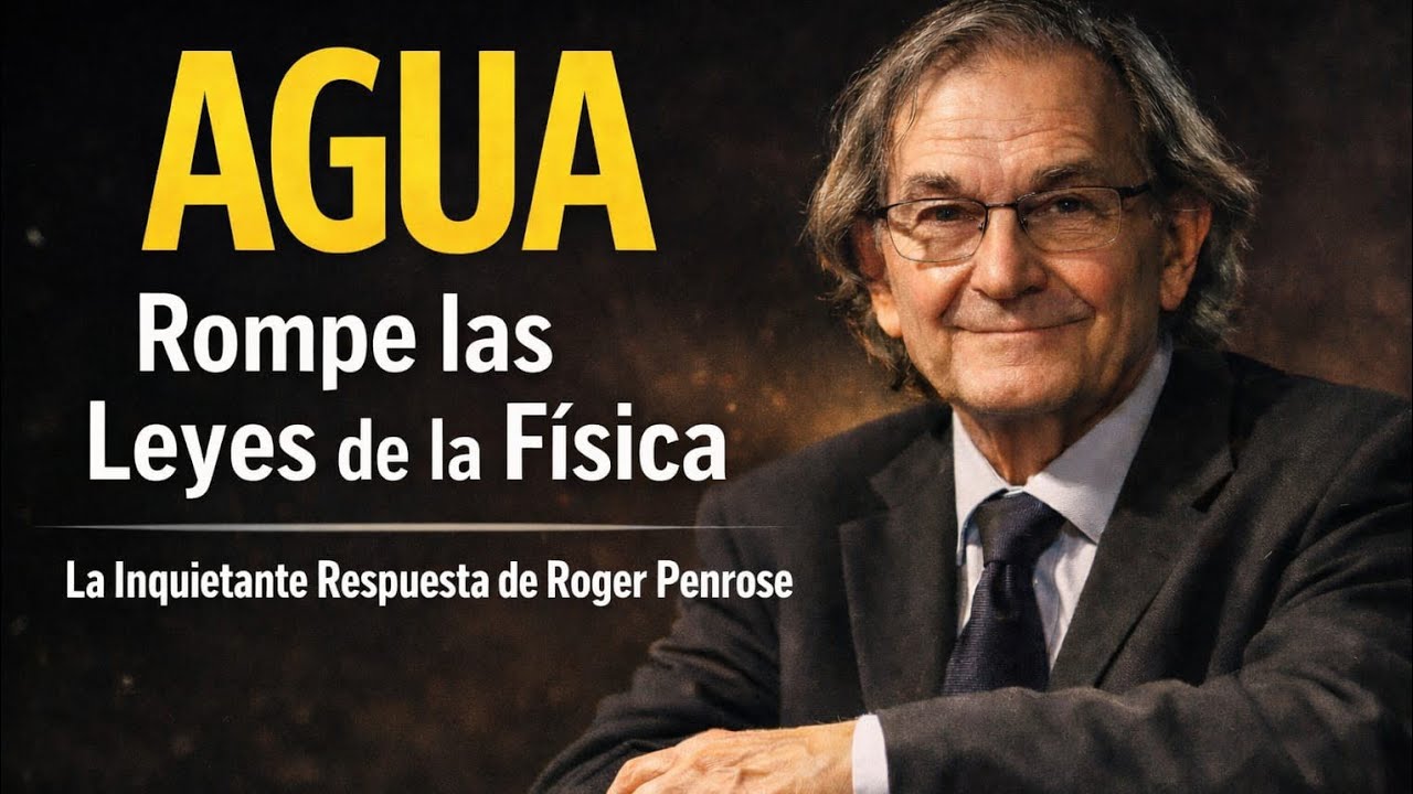 El Agua Rompe las Leyes de la Física — La Inquietante Respuesta de Roger Penrose