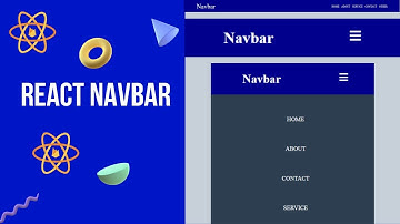 how to create a responsive navbar with react js | navbar react router v6