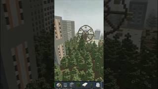 My Mini Chernobyl Maze is finally finished ☢️ #minecraft #maze #chernobyl #pripyat