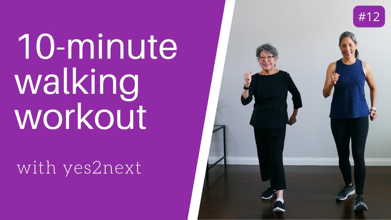 10 minute Indoor Walking Workout for Seniors Beginner Exercisers