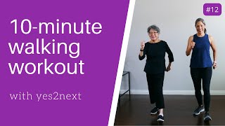 10-minute Indoor Walking Workout for Seniors, Beginner Exercisers screenshot 3