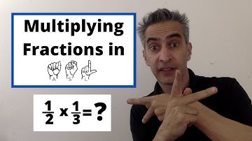 Math in ASL and Spoken English - Multiplying fractions using an Area Model