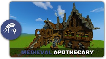 Minecraft Building Tutorial : How to build a Medieval Apothecary