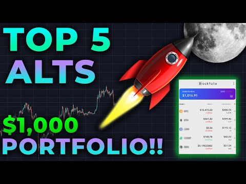 BEGINNERS WATCH NOW!! TOP 5 ALTCOINS FOR THE BEST LONG TERM PROFIT  PORTFOLIO 2020 - 2021