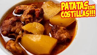 Receta de Costillas con Patatas - Los guisos de la ABUELA