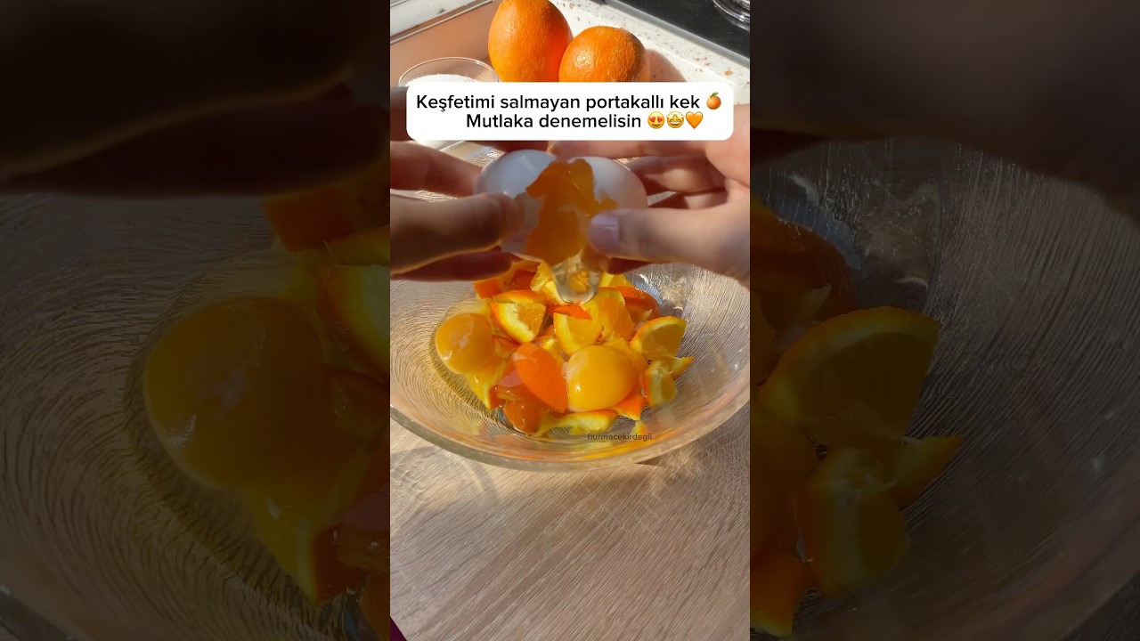 Keşfetimi salmayan portakallı kek tarifi 🧡 #portakallıkek #portakallı #kek #kektarifleri Keşfetimi salmayan portakallı kek tarifi 🧡 #portakallıkek #portakallı #kek #kektarifleri