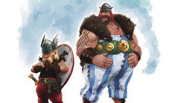 Painting Timelapse: Asterix The Gaul (Twitch)