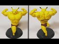 3D Printed Swole Pikachu [TimeLapse] - Painting