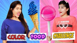 EATING ONLY ONE COLOUR FOOD FOR 24 HOURS CHALLENGE | Eating Colour Food Challenge | Part 2