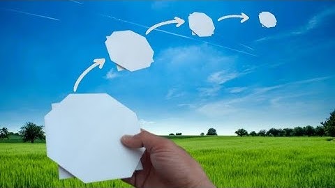 How to Make Paper Boomerang Disc | Origami Boomerang Disc Easy