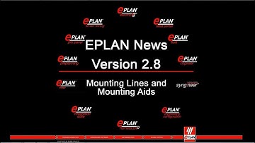 EPLAN Platform 2.8: Mounting Lines and Mounting Aids