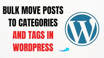 How to Bulk Move Posts to Categories and Tags in WordPress – Full Guide