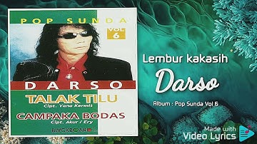 Lembur Kakasih - Darso - HD Audio Video