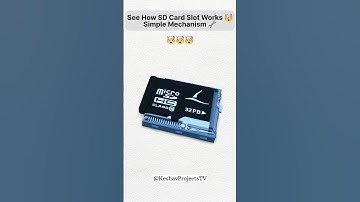 See How SD Card Slot Works! Simple Mechanism 🤯 #shorts #explore @sailcg