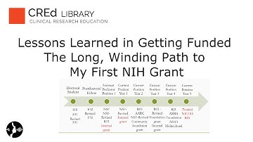 Lessons Learned in Getting Funded: The Long, Winding Path to My First NIH Grant