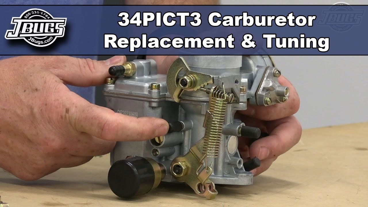 JBugs 34PICT3 Carburetor Replacement & Tuning YouTube