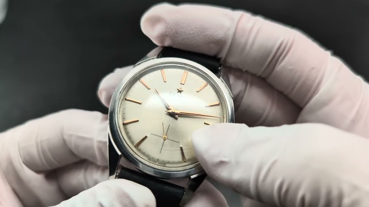 1964年頃 ゼニス スポルト 紳士用 機械式腕時計 Cal.40-T ステンレス