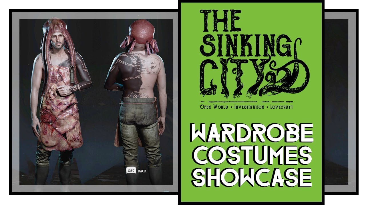 The Sinking City All Costumes Showcase Wardrobe