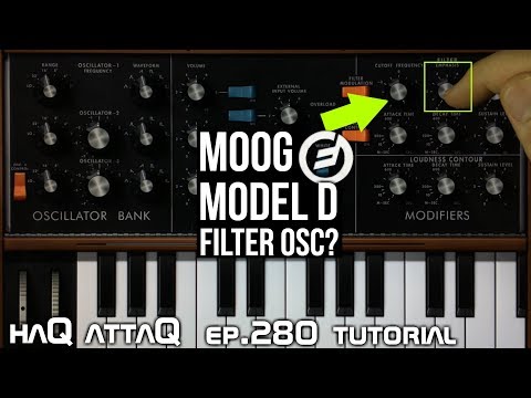 MOOG Model D app │ FILTER OSCillator Tutorial - haQ attaQ 280