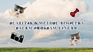 Metode Simpleks & Dualitas dalam Program Linear | Pembahasan Soal dan POM-QM | Kelompok 11