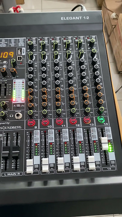 Cek Sound Mixer Soundbest Elegant12 mixer 12 channel murah #ponorogo #sound #soundsystem #mixeraudio