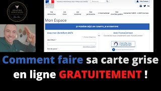 Comment dégager une carte grise ?