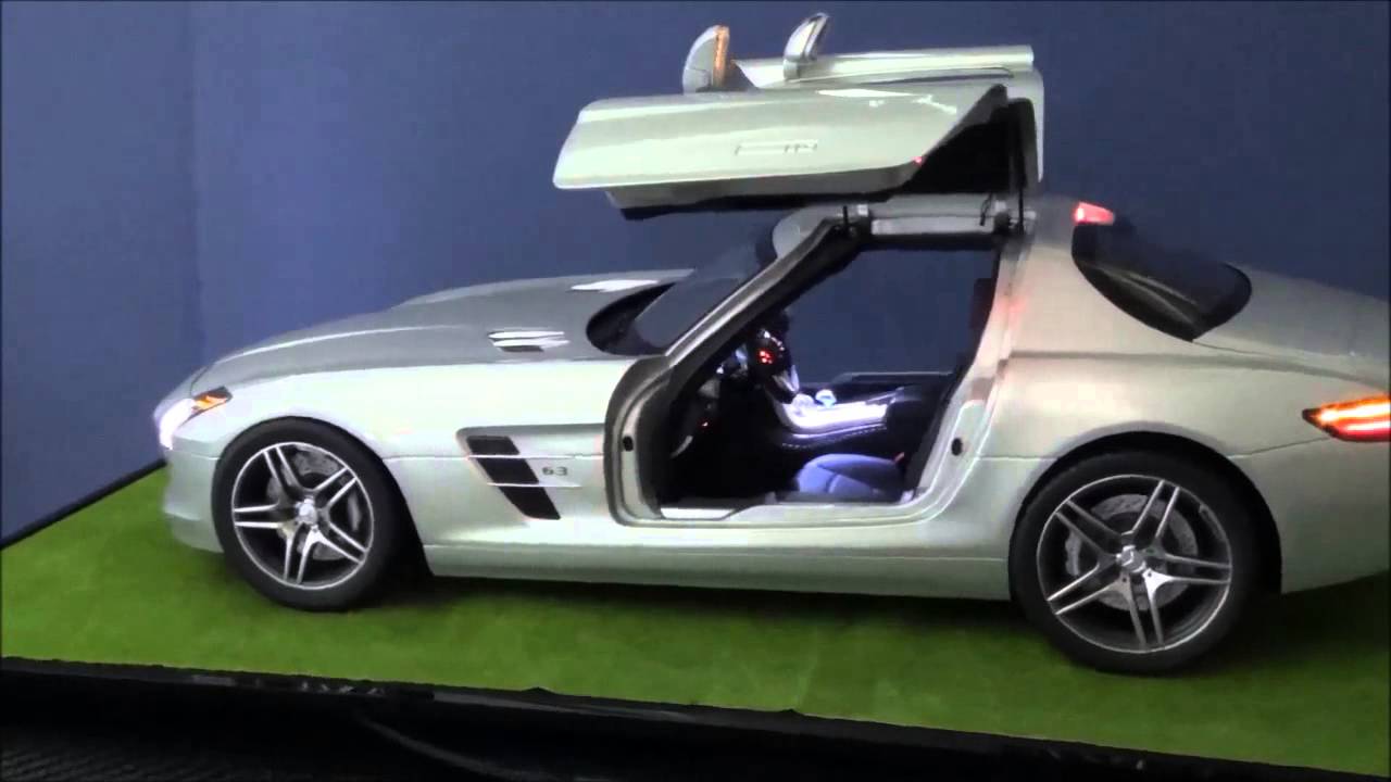 Premium classi 1/12, Mercedes-Benz SLS AMG LED tuning by MBW - YouTube