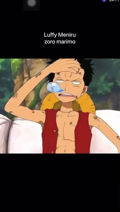 one piece momen lucu funy moment luffy meniru zoro #onepiece #shorts #luffy #zoro