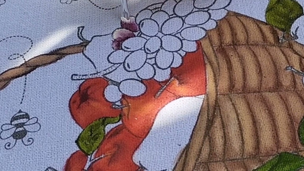 Vamos juntas pintar uvas bem simples 🍇