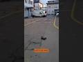 Part 3 of the first test drive - 1:16 RC car vs traffic cones and no brakes 🚗 #rccar