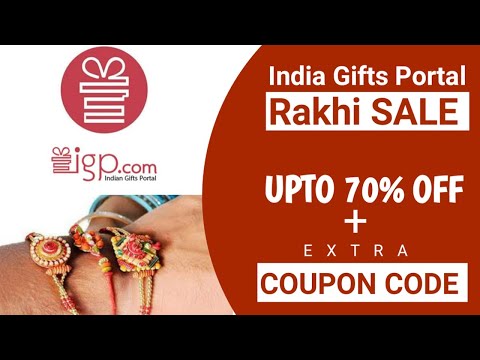 Indian Gifts Portal Rakhi SALE : UPTO 70% OFF + Extra Coupons Discounts : IGP Coupon Code