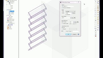 Contour Flange in Alibre Design (Legacy Interface)