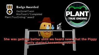 How to get piggy chapter 12 true ending badge including the final
cutscene for roblox piggy. mr. p continues search cure infection and
te...