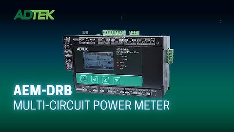 ADTEK AEM-DRB: Multi-Circuit Power Meter (DIN Rail)
