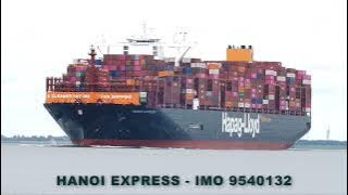 HANOI EXPRESS - IMO 9540132 - Ship Spotting 4K