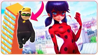 LADYBUG 🐞 SALVA A CAT NOIR DE PLASTILINA 🐱 Human:Fall Flat