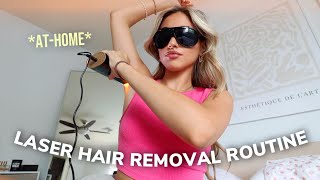 MY AT-HOME LASER HAIR REMOVAL ROUTINE ft. Ulike Sapphire IPL hair removal device *EASY & PAIN-FREE*