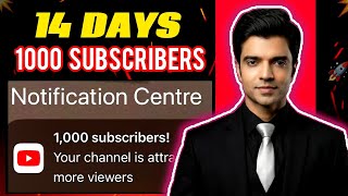 14 Din mai 1000 Subscribers 😳 (Real Proof + Strategy)