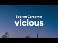 Sabrina Carpenter Vicious Clean Lyrics mp3