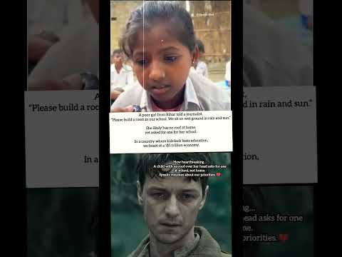 She Asked for a Classroom, Not Comfort#IndiaNeedsChange #SupportEducation #youtubeshorts