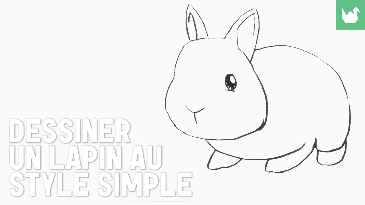 Lapin simplifi youtube Dessiner des animaux facile